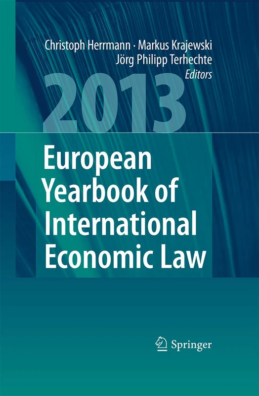 Springer European Yearbook of International Economic Law 2013