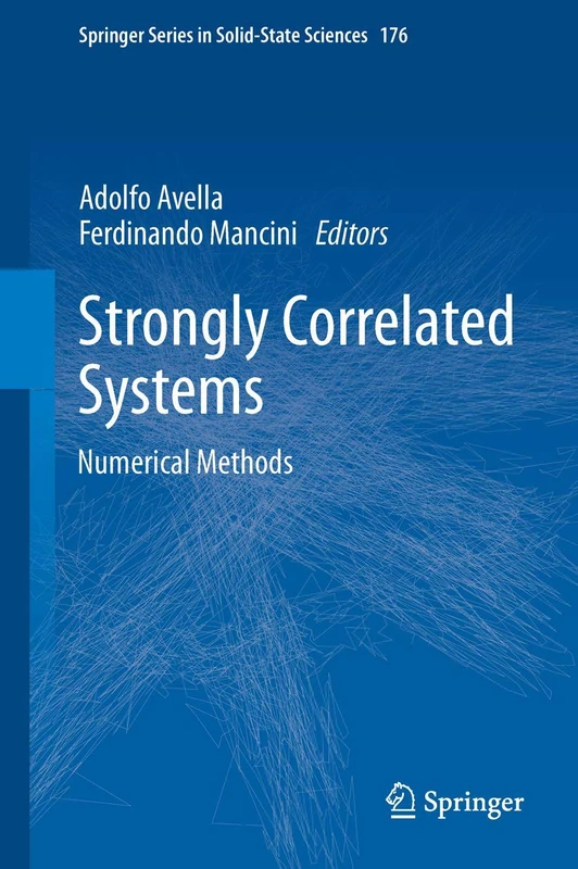 Springer Strongly Correlated Systems: Numerical Methods 176
