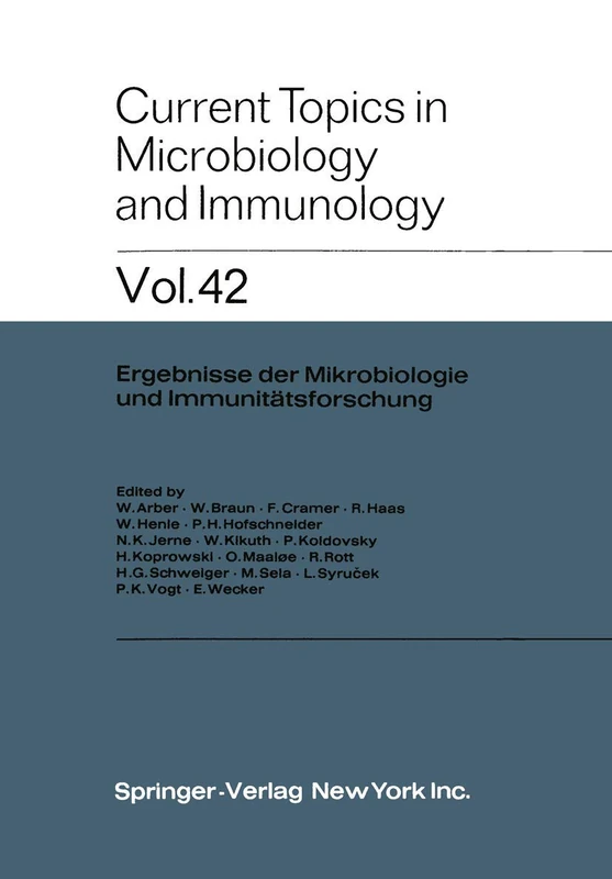 Insect Viruses: Symposium: 42 (Current Topics in Microbiology and Immunology, 42)