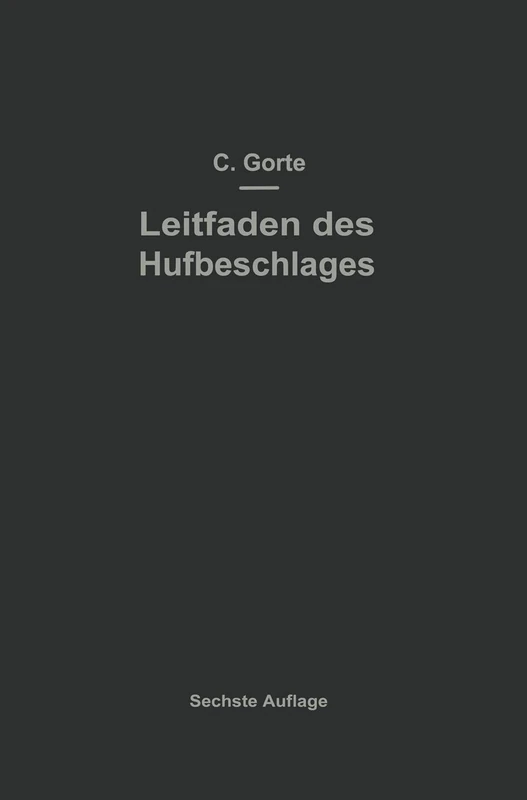 Leitfaden des Hufbeschlages