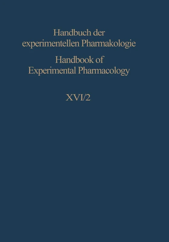 Erzeugung von Krankheitszuständen durch das Experiment: Teil 2 Atemwege: 16 / 2 (Handbook of Experimental Pharmacology, 16 / 2)