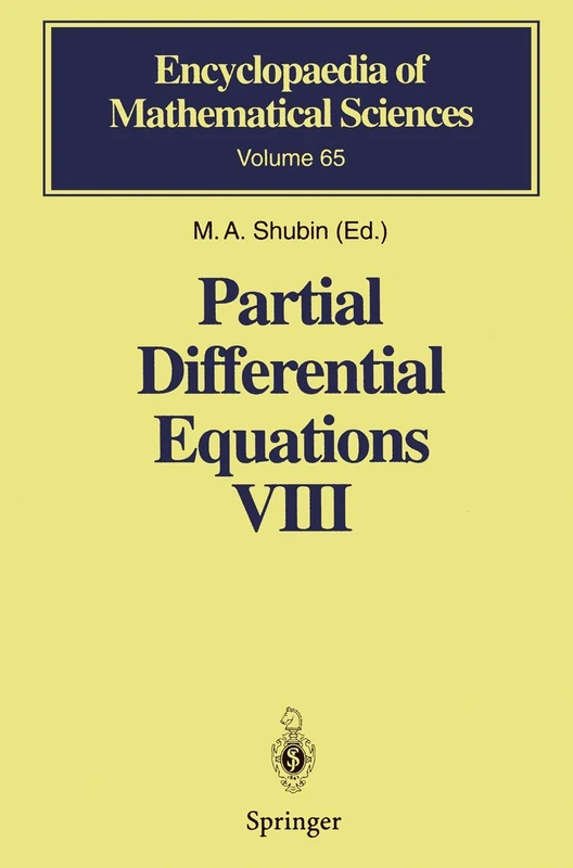 Partial Differential Equations VIII: Overdetermined Systems Dissipative Singular Schrödinger Operator Index Theory: 65 (Encyclopaedia of Mathematical Sciences, 65) - Image 1