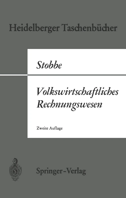 Volkswirtschaftliches Rechnungswesen (Heidelberger Taschenbücher) (German Edition): 14 - Image 1