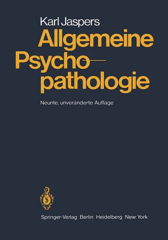Springer - Allgemeine Psychopathologie - Medical Textbook