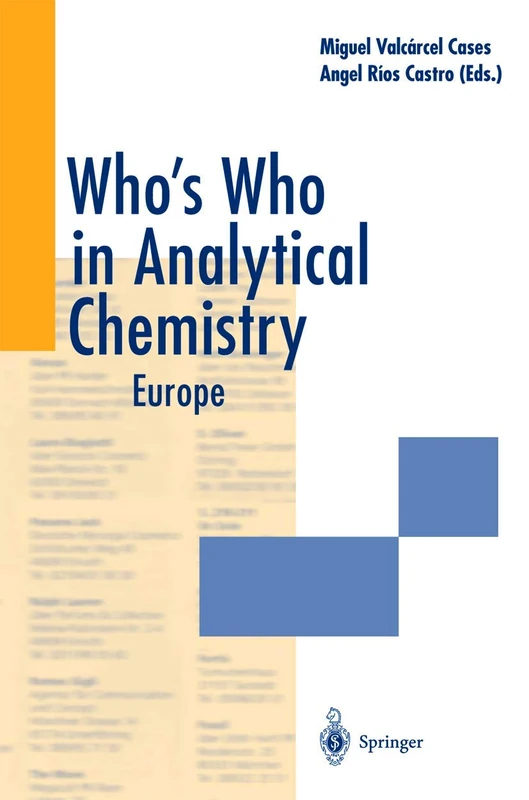 Who’s Who in Analytical Chemistry: Europe