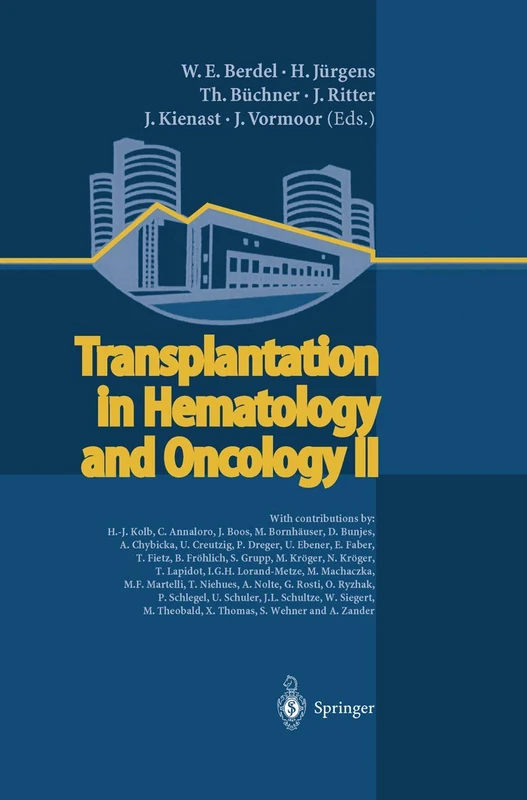 Springer - Transplantation in Hematology and Oncology II
