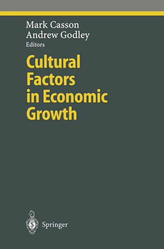 Cultural Factors in Economic Growth (Ethical Economy)