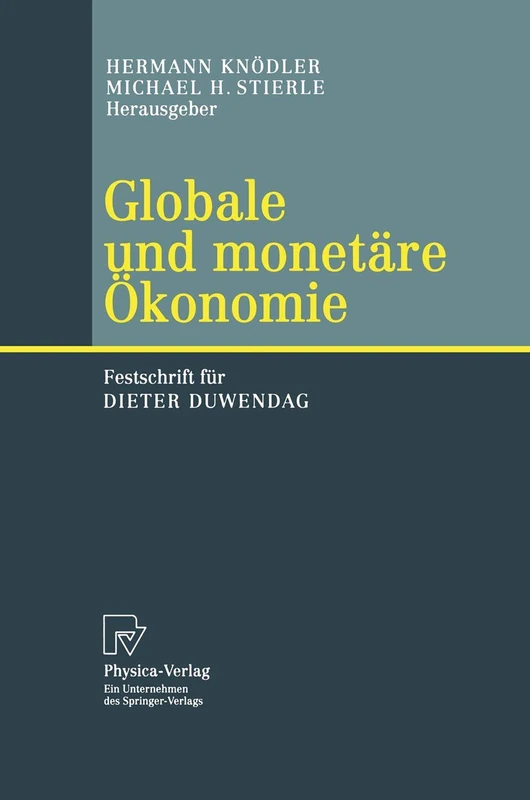 Globale und monetäre Ökonomie: Festschrift für Dieter Duwendag - Image 1
