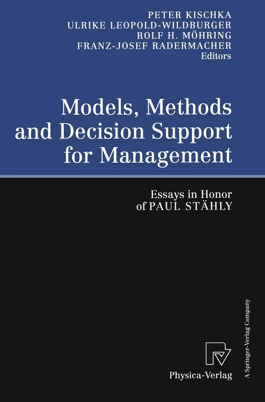 Models, Methods and Decision Support for Management: Essays in Honor of Paul Stähly - Image 1