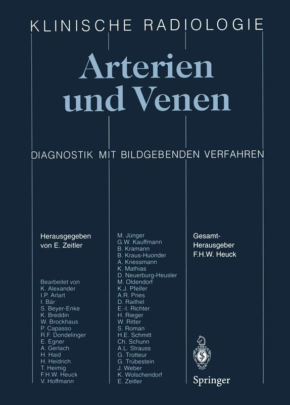 Arterien und Venen: Diagnostik mit bildgebenden Verfahren (Klinische Radiologie)