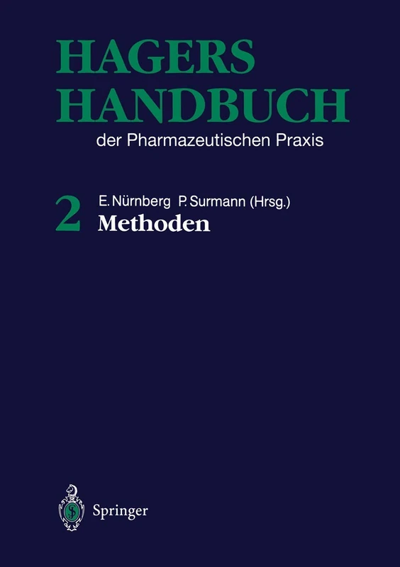 Hagers Handbuch der pharmazeutischen Praxis: Band 2: Methoden - Image 1
