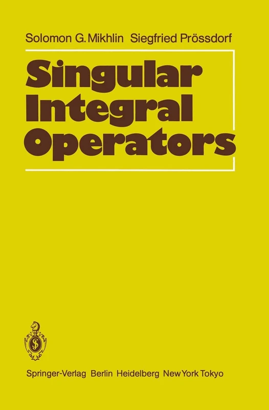 Singular Integral Operators - Image 1