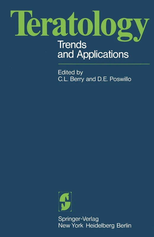 Teratology: Trends and Applications