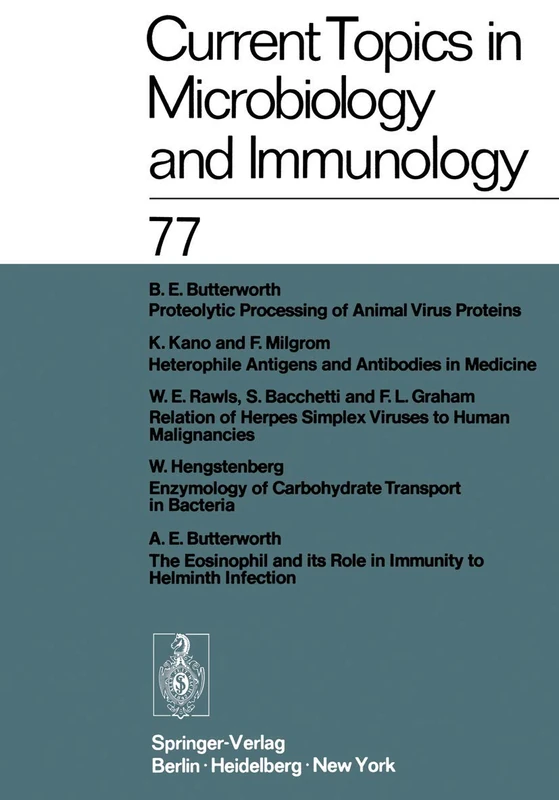 Current Topics in Microbiology and Immunology: 77