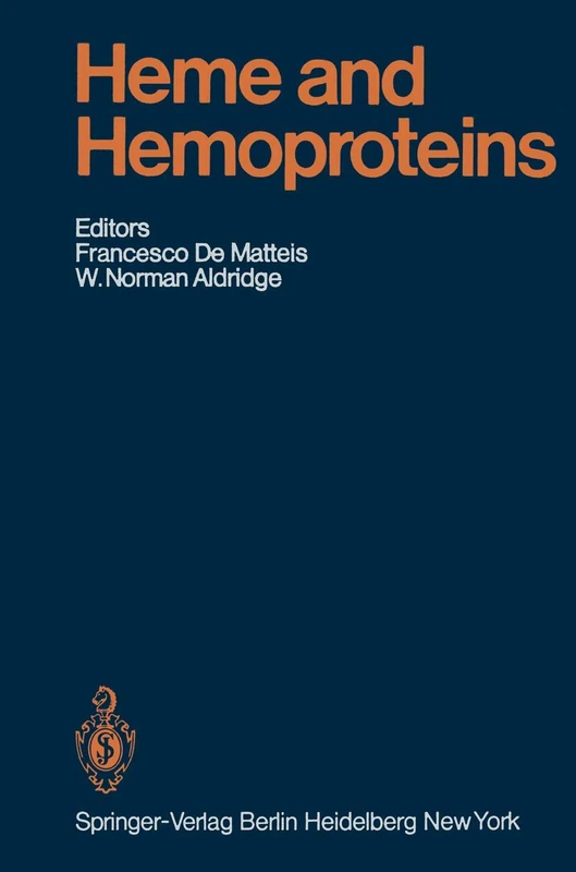 Heme and Hemoproteins: 44 (Handbook of Experimental Pharmacology, 44)