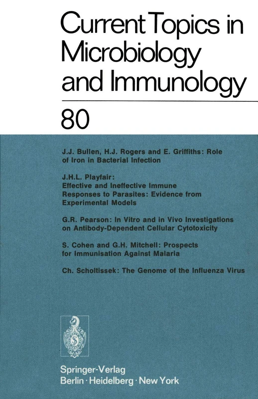 Current Topics in Microbiology and Immunology: Volume 80 - Image 1