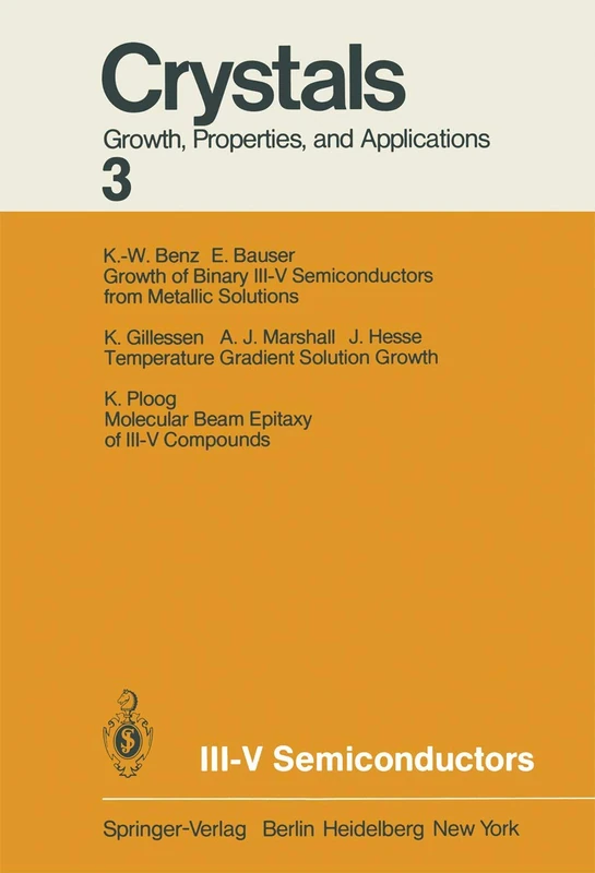 III–V Semiconductors: 3 (Crystals, 3)
