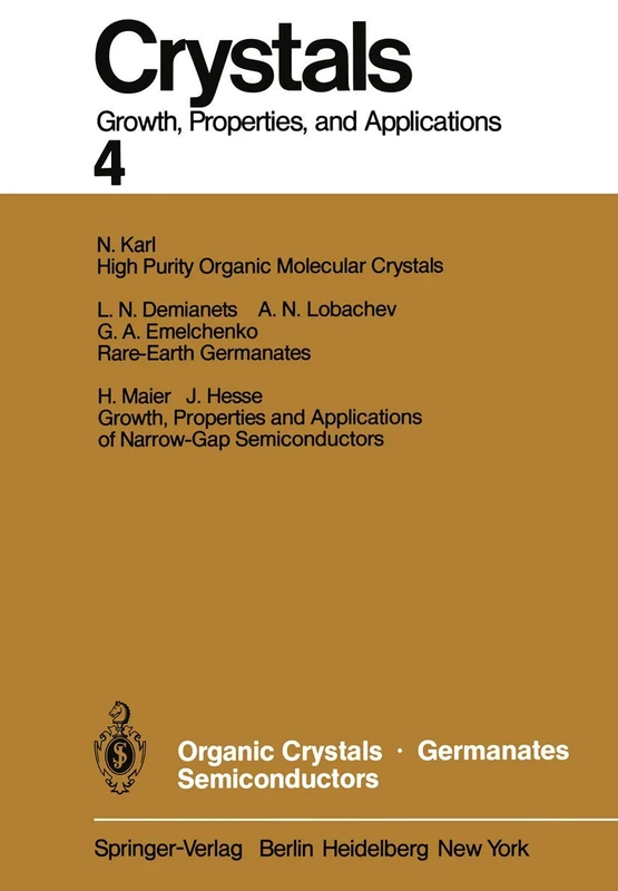 Organic Crystals Germanates Semiconductors: 4