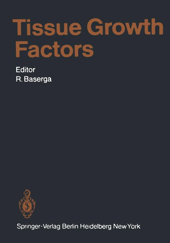 Springer Tissue Growth Factors: 57 - Handbook of Experimental Pharmacology