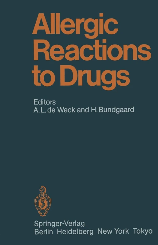 Allergic Reactions to Drugs: 63 (Handbook of Experimental Pharmacology, 63)