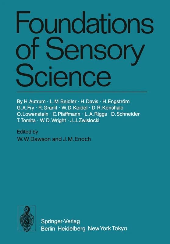 Foundations of Sensory Science - Image 1
