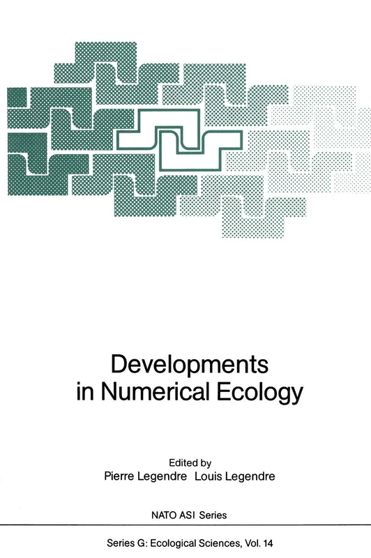 Developments in Numerical Ecology: 14 (Nato ASI Subseries G:, 14)