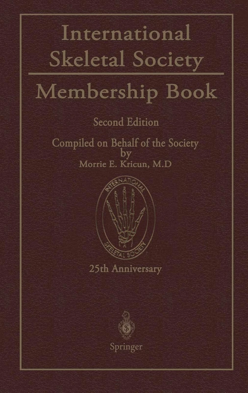 International Skeletal Society Membership Book