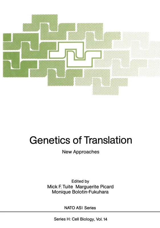 Genetics of Translation: New Approaches: 14 (Nato ASI Subseries H:, 14) - Image 1