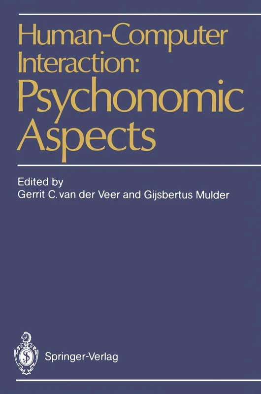 Human-Computer Interaction: Psychonomic Aspects - Image 1