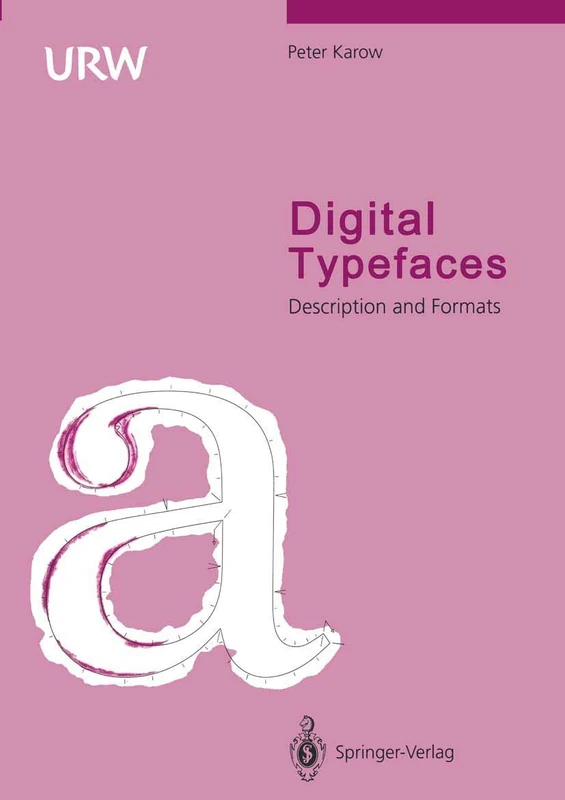 Digital Typefaces: Description and Formats