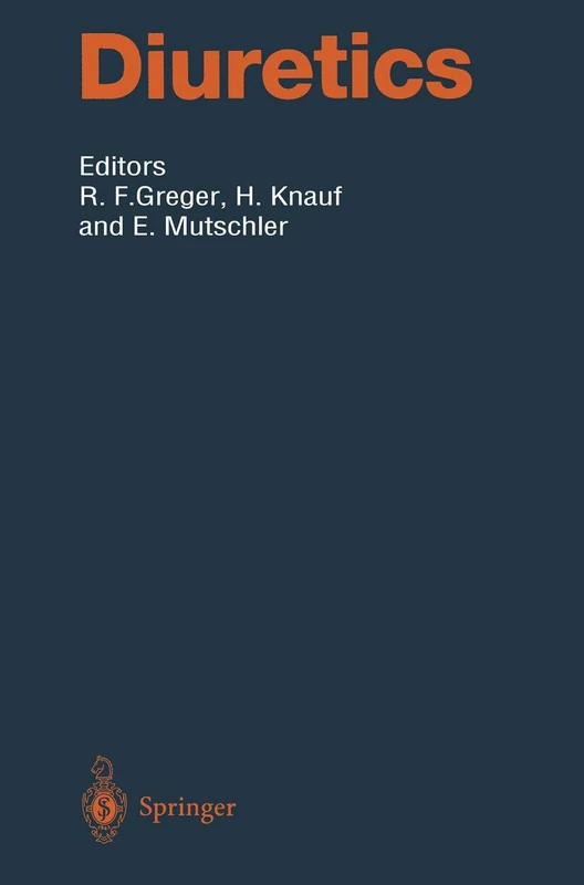 Diuretics: 117 (Handbook of Experimental Pharmacology, 117)