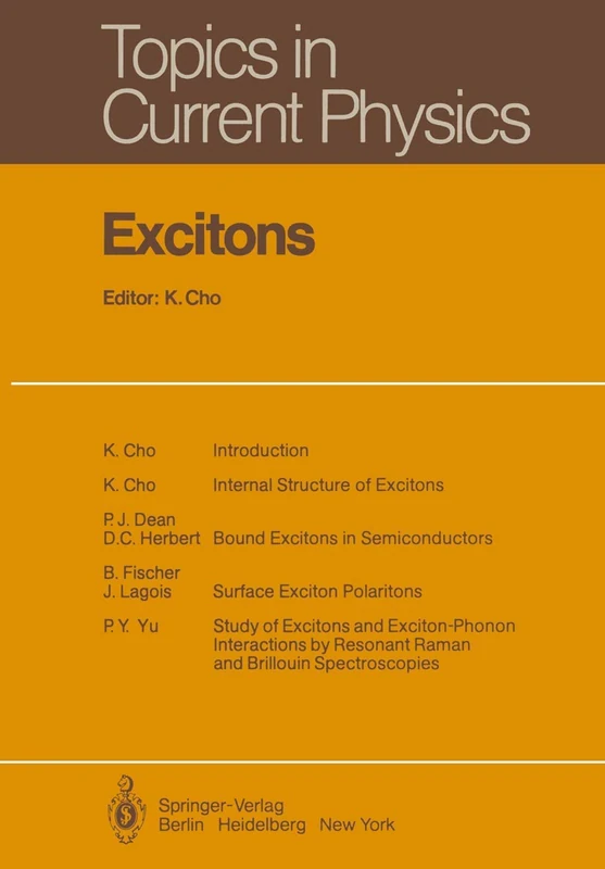 Excitons: 14 (Topics in Current Physics, 14) - Image 1