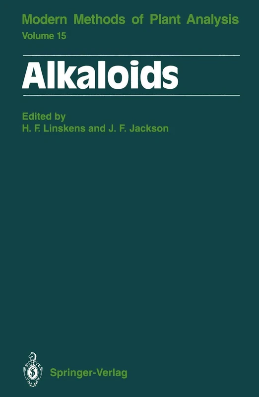 Alkaloids: 15 (Molecular Methods of Plant Analysis, 15)