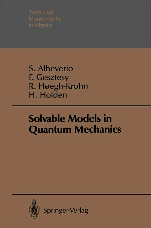 Solvable Models in Quantum Mechanics (Theoretical and Mathematical Physics)
