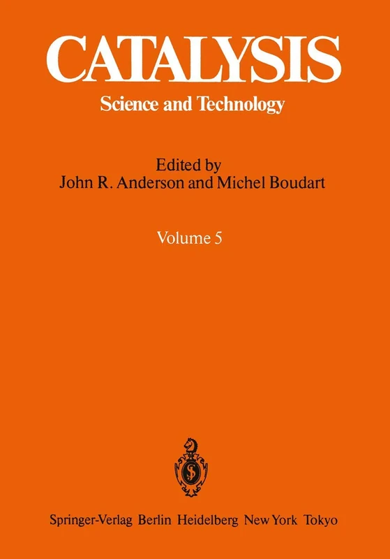 Catalysis: Science and Technology Volume 5