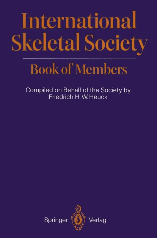 International Skeletal Society Book of Members