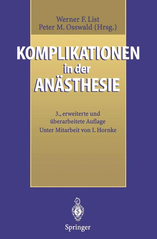 Komplikationen in der Anästhesie