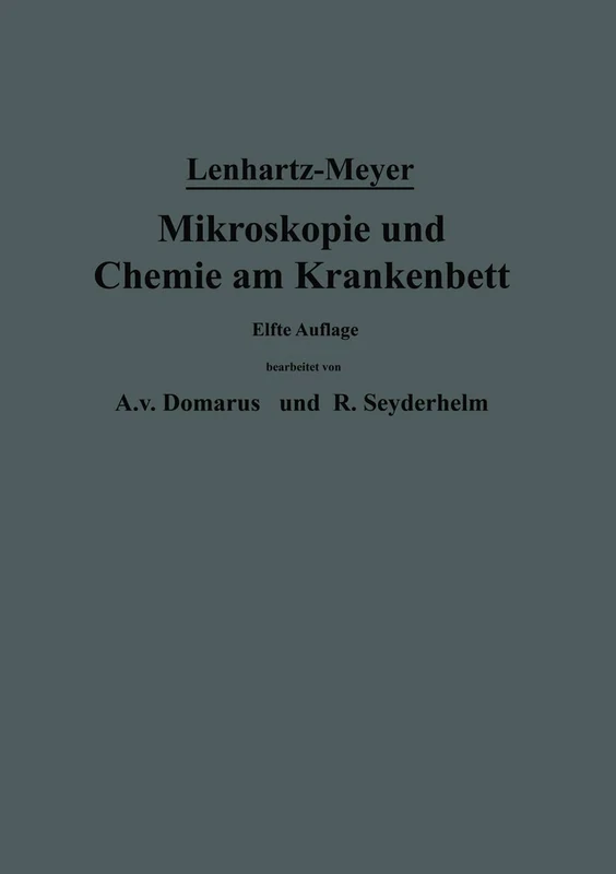 Mikroskopie und Chemie am Krankenbett - Image 1