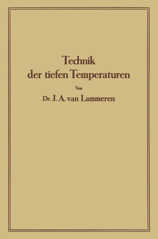 Technik der tiefen Temperaturen