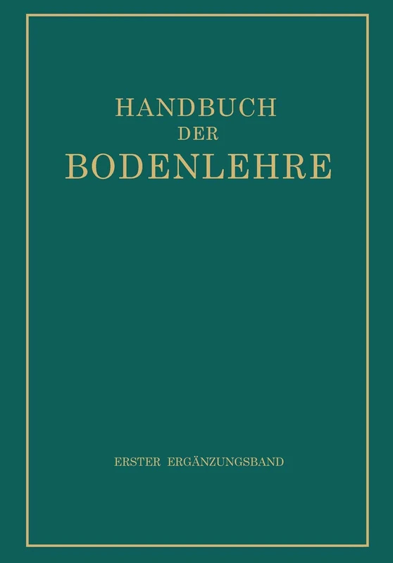 Handbuch der Bodenlehre