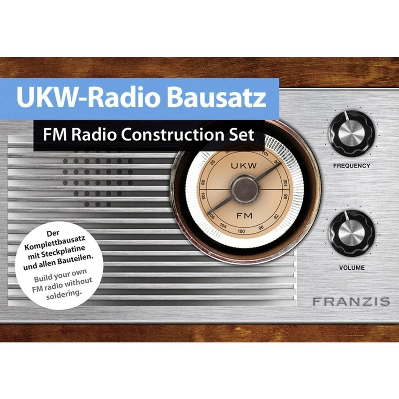 Franzis UKW-Radio DIY Kit - Build Your Own FM Radio
