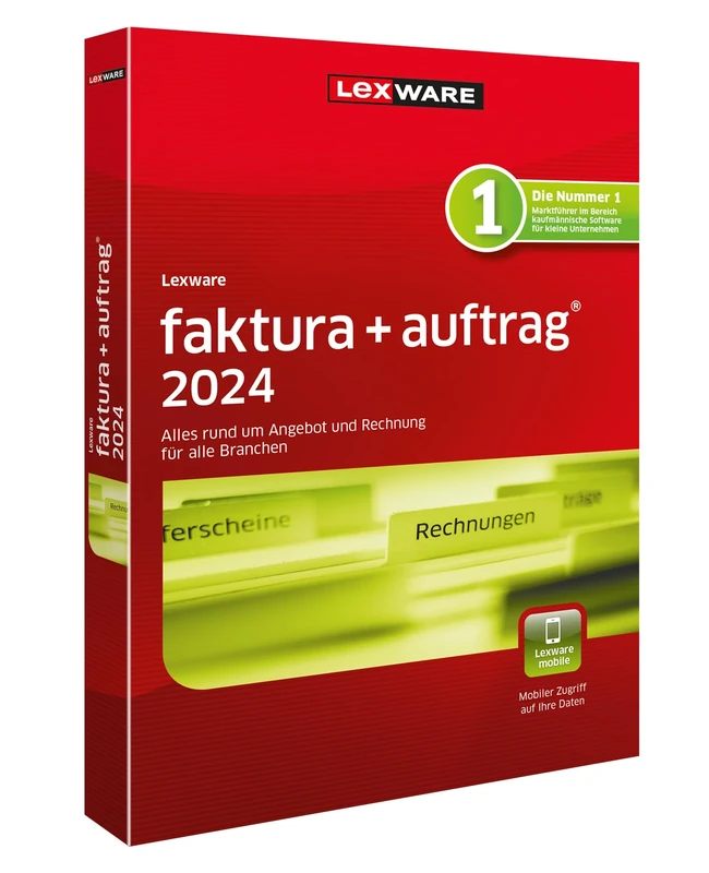 Lexware faktura+auftrag 2024 | Basis | Minibox (365 Days) | Simple Order and Invoice Software - Image 1