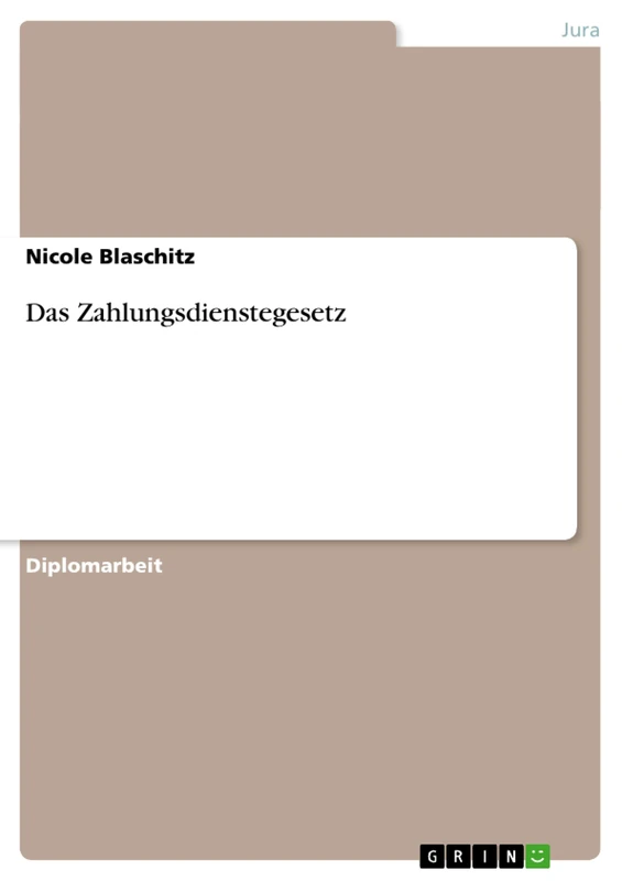 Das Zahlungsdienstegesetz - Image 1