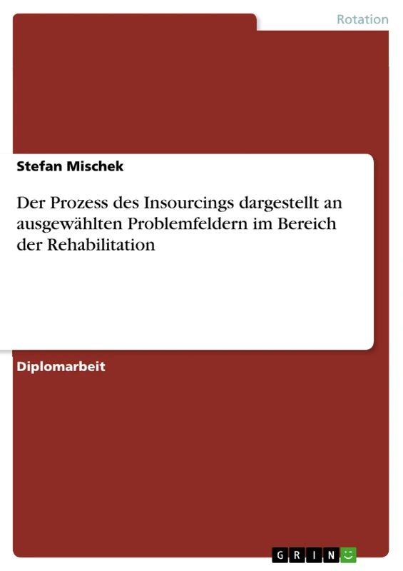 Der Prozess des Insourcings dargestellt an ausgewählten Problemfeldern im Bereich der Rehabilitation