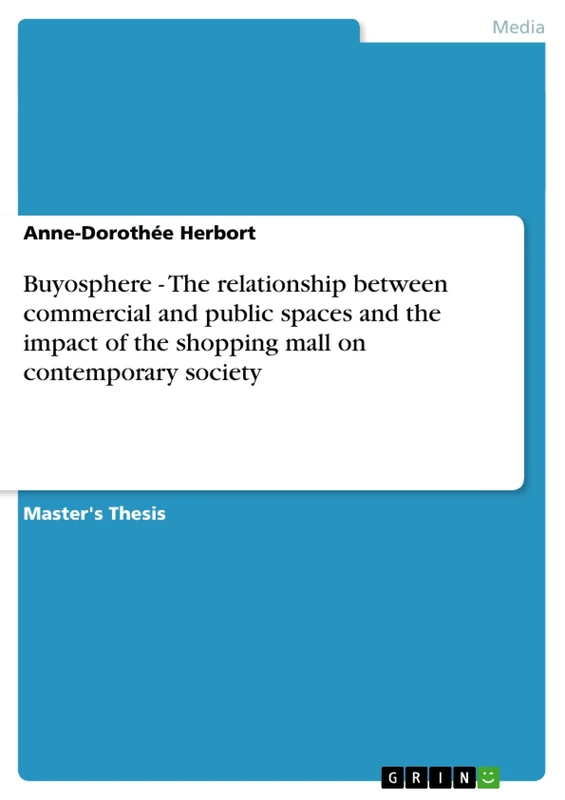 Buyosphere - The relationship between commercial and public spaces and the impact of the shopping mall on contemporary society