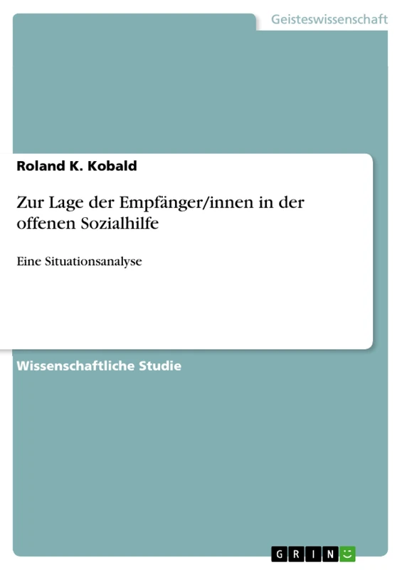 Zur Lage der Empfänger/innen in der offenen Sozialhilfe: Eine Situationsanalyse - Image 1