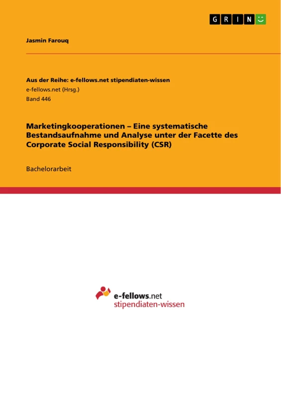 Marketingkooperationen - Eine systematische Bestandsaufnahme und Analyse unter der Facette des Corporate Social Responsibility (CSR) - Image 1