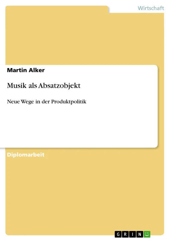 Musik als Absatzobjekt: Neue Wege in der Produktpolitik - Image 1