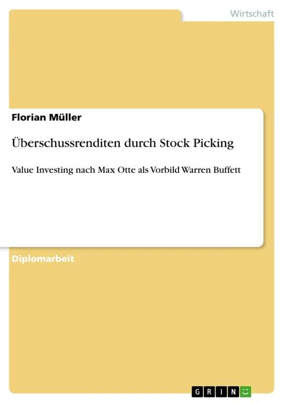 Überschussrenditen durch Stock Picking: Value Investing nach Max Otte als Vorbild Warren Buffett - Image 1