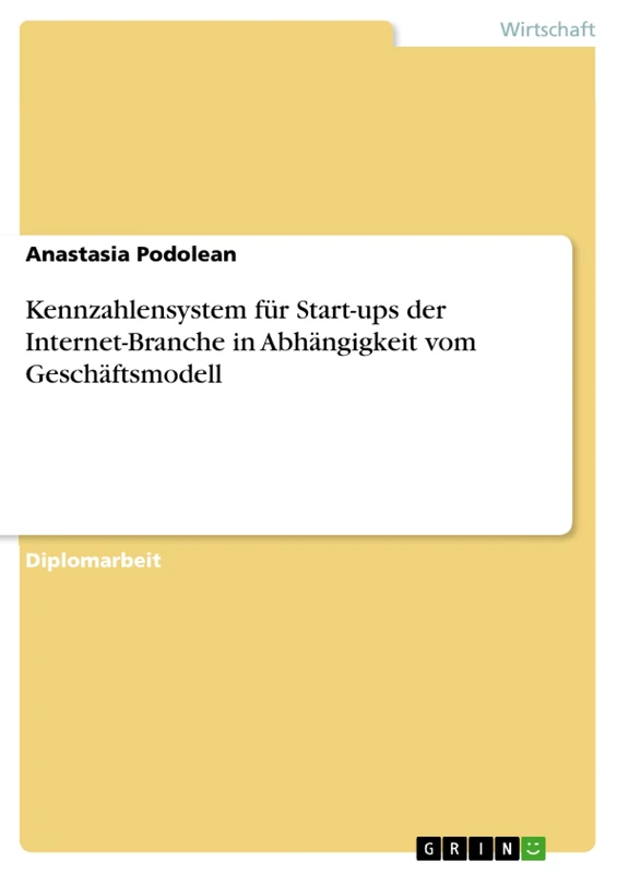 Kennzahlensystem für Start-ups der Internet-Branche in Abhängigkeit vom Geschäftsmodell - Image 1